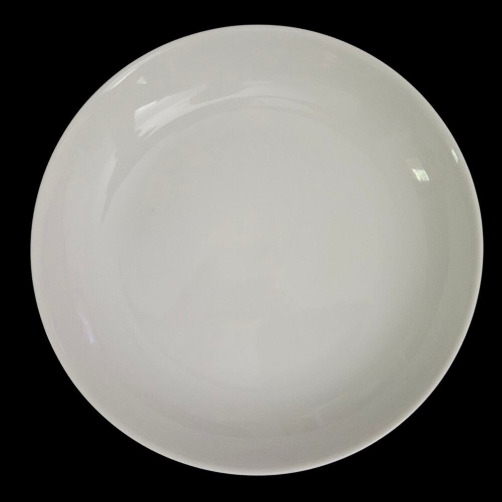 Arcoroc Aluminite White Salad Bowls Set of 3 Coupe Rim Restaurant Ware